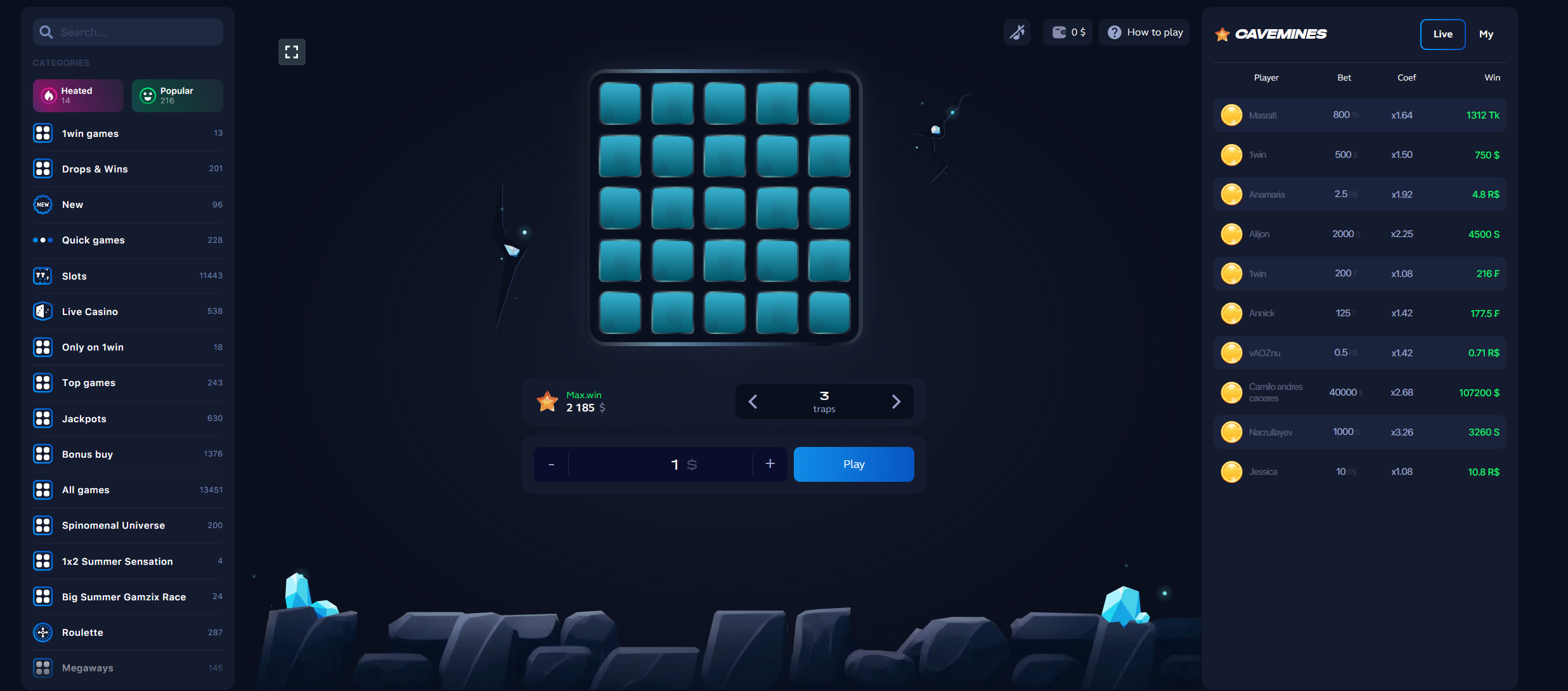 Mines Aposta Online, Jogo da Bombinha