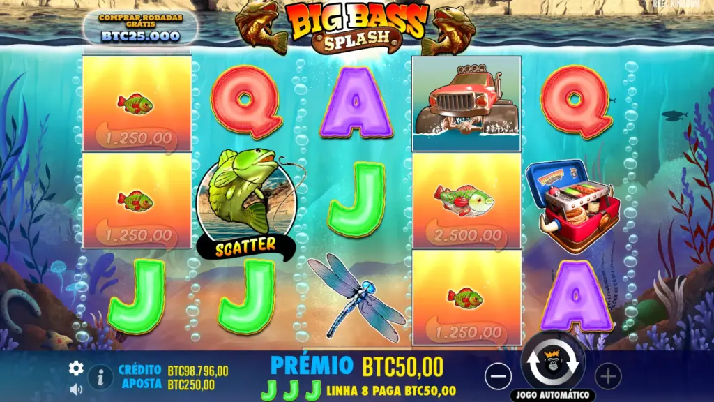 Big Bass Splash no Casino Online